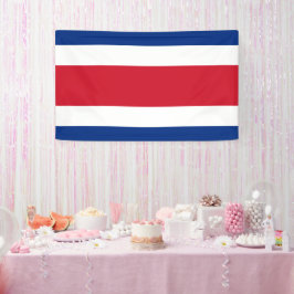 コスタリカ国旗 横断幕