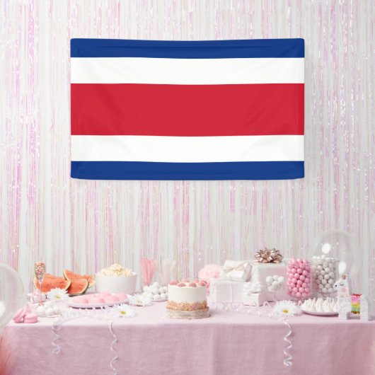 コスタリカ国旗 横断幕 (パーティー)