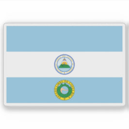 コスタリカ国旗(1824年) シール