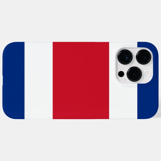 コスタリカ国旗 Case-Mate iPhoneケース (裏面 (横))