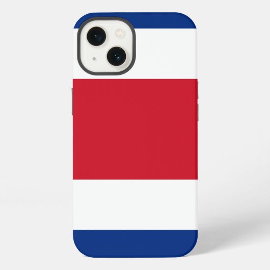 コスタリカ国旗 iPhoneケース (裏面)