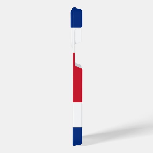 コスタリカ国旗 iPhoneケース (左側面)