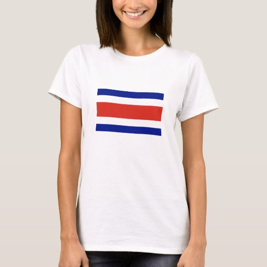 コスタリカ国旗 Tシャツ (正面)