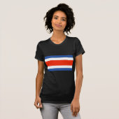 コスタリカ国旗 Tシャツ (正面フル)
