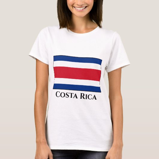 コスタリカ国旗 Tシャツ (正面)