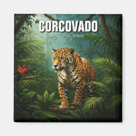 コスタリカ国立公園旅行ジャガー マグネット