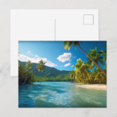 コスタリカ島パラダイス  ポストカード (正面/裏面)
