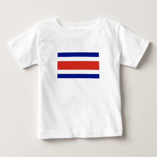 コスタリカ市民旗 ベビーTシャツ (正面)