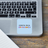 コスタリカ海航海の事帆旗 スクエアシール