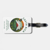 コスタリカ火山 ラゲッジタグ (裏面横)