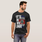 コスタリカ私のDnaプライド指紋コスタ Tシャツ (正面フル)