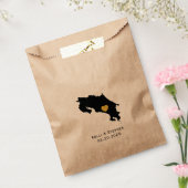 コスタリカ結婚式の引き出物トリートサックス、抱き枕 フェイバーバッグ (封をした状態)