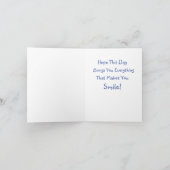 コスタリカ誕生日カード カード (内部)