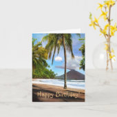 コスタリカ誕生日カード カード (黄色い花)