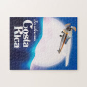 コスタリカ・アドベンチャームーントラベルポスター ジグソーパズル (横)