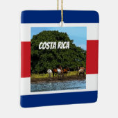 コスタリカ – ウマ・バイ・ザ・ウォーター セラミックオーナメント (右)