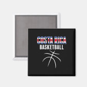 コスタリカ スケッチ サポーターズ ジャージ - コスタリカのスポーツ マグネット (正面/裏面)