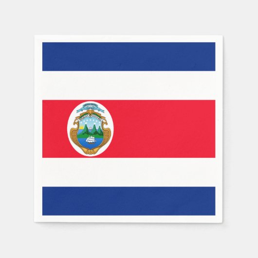 コスタリカ スタンダードカクテルナプキン (正面)