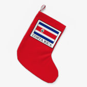 コスタリカ スモールクリスマスストッキング (正面 (吊り時))