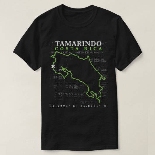 コスタリカ・タマリンド Tシャツ (デザイン正面)