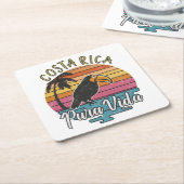 コスタリカ・トゥーカンス，プラビダ スクエアペーパーコースター (アングル)