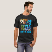 コスタリカ プーラ・ビダ 動物 自然 プーラ・ビダ  Tシャツ (正面フル)