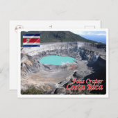 コスタリカ – ポアスフォルカン –  ポストカード (正面/裏面)