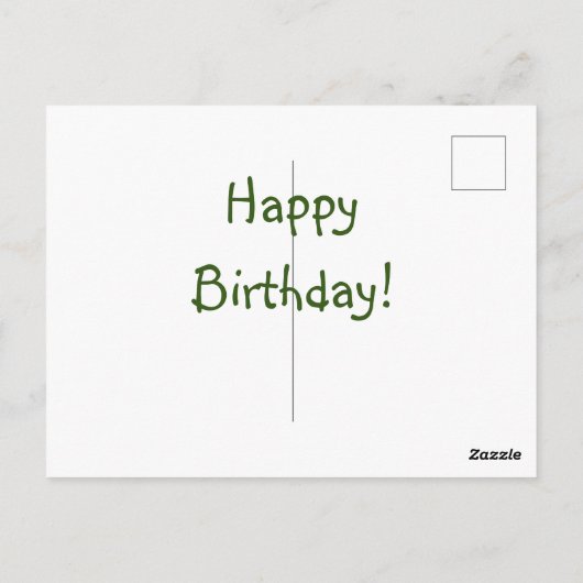 コスタリカ ポストカード (裏面)