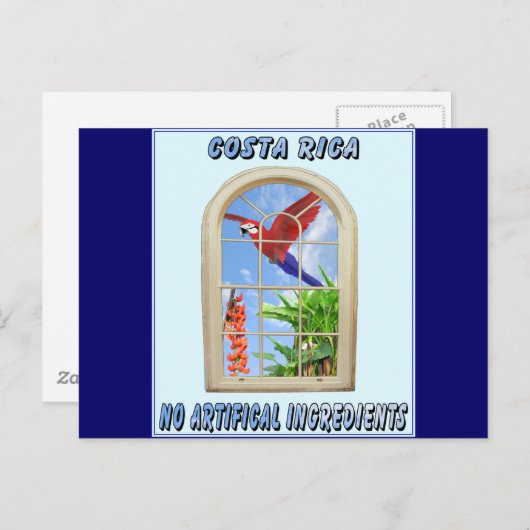 コスタリカ ポストカード (正面/裏面)