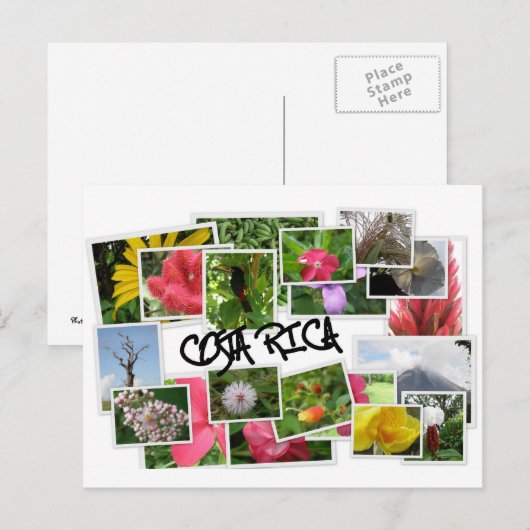 コスタリカ ポストカード (正面/裏面)