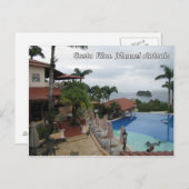 コスタリカ。マニュエルアントニオ ポストカード (正面/裏面)