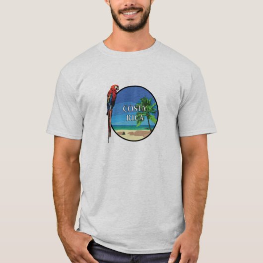 コスタリカ – メンズベーシックTシャツ Tシャツ (正面)
