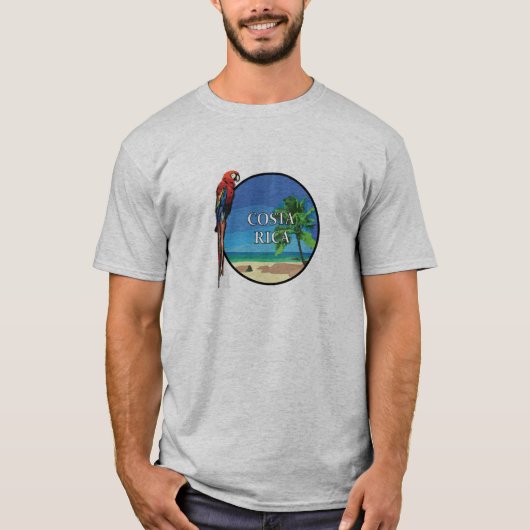 コスタリカ – メンズベーシックTシャツ Tシャツ (正面)