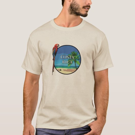 コスタリカ – メンズベーシックTシャツ Tシャツ (正面)