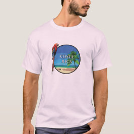 コスタリカ - メンズ ベーシックTシャツ Tシャツ