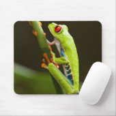 コスタリカ、モンテベルデ、アカガエル マウスパッド (マウス)