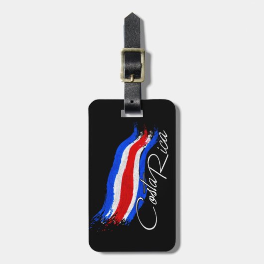 コスタリカ ラゲッジタグ (正面縦)