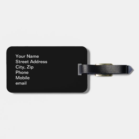 コスタリカ ラゲッジタグ (裏面横)