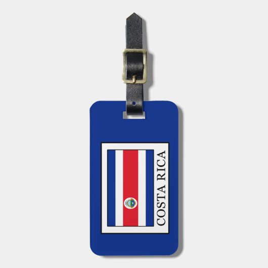 コスタリカ ラゲッジタグ (正面縦)