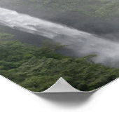 コスタリカ、ラ近郊の山々の雲の森 ポスター (角)