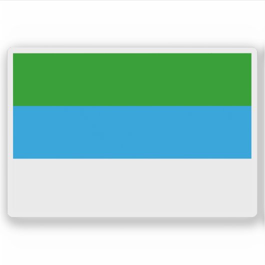 コスタリカ・リモン州旗 シール (正面)