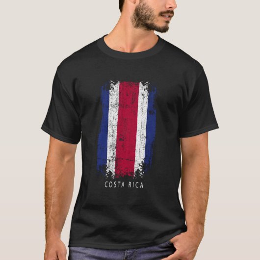 コスタリカ 国旗 コスタリカ Tシャツ (正面)