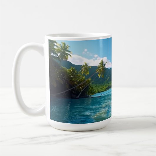 コスタリカ 島のパラダイス コーヒーマグカップ (左)
