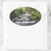 コスタリカ 楕円形シール (バッグ)