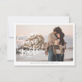 コスタリカ |目的地の結婚式の日程マップ 招待状 (裏面)