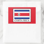 コスタリカ 長方形シール (バッグ)