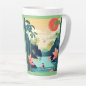 コスタリカ #1 カフェラテマグ (右アングル)