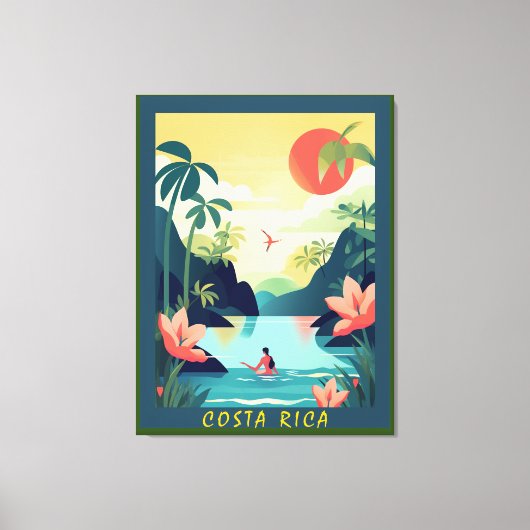 コスタリカ#1 キャンバスプリント (正面)
