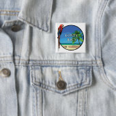 コスタリカ – 2インチスクエアボタン 缶バッジ (インサイチュ)