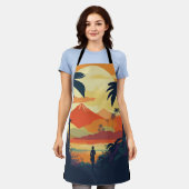 コスタリカ#2 エプロン (着用した状態)